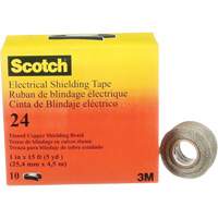 Ruban isolant de blindage Scotch, 25,4 mm (1") x 4,6 m (15'), Noir, 16 mils Industrial Sales