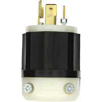 Industrial Grade Locking Plug, Nylon, 30 Amps, 347 V/600 V, L20-30P Industrial Sales