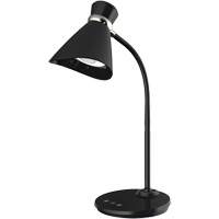 Desk Lamp, 6 W, LED, 16" Neck, Black Industrial Sales