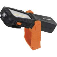 Rechargeable COB Work Light with Magnetic Pivot Base, LED, 240 Lumens, Plastic Housing Industrial Sales