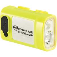 SL-SIDESADDLE&reg; USB Hardhat & Helmet Light, LED, 350/320/400 Lumens, 6.25/7/5 Hrs. Run Time, Rechargeable Batteries Industrial Sales