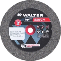Bench Grinding Wheel, 6" x 3/4", 1" Arbor, 1 Industrial Sales